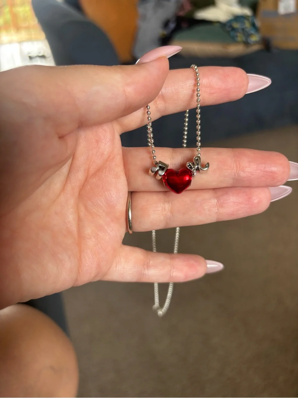 Pandora necklace featuring